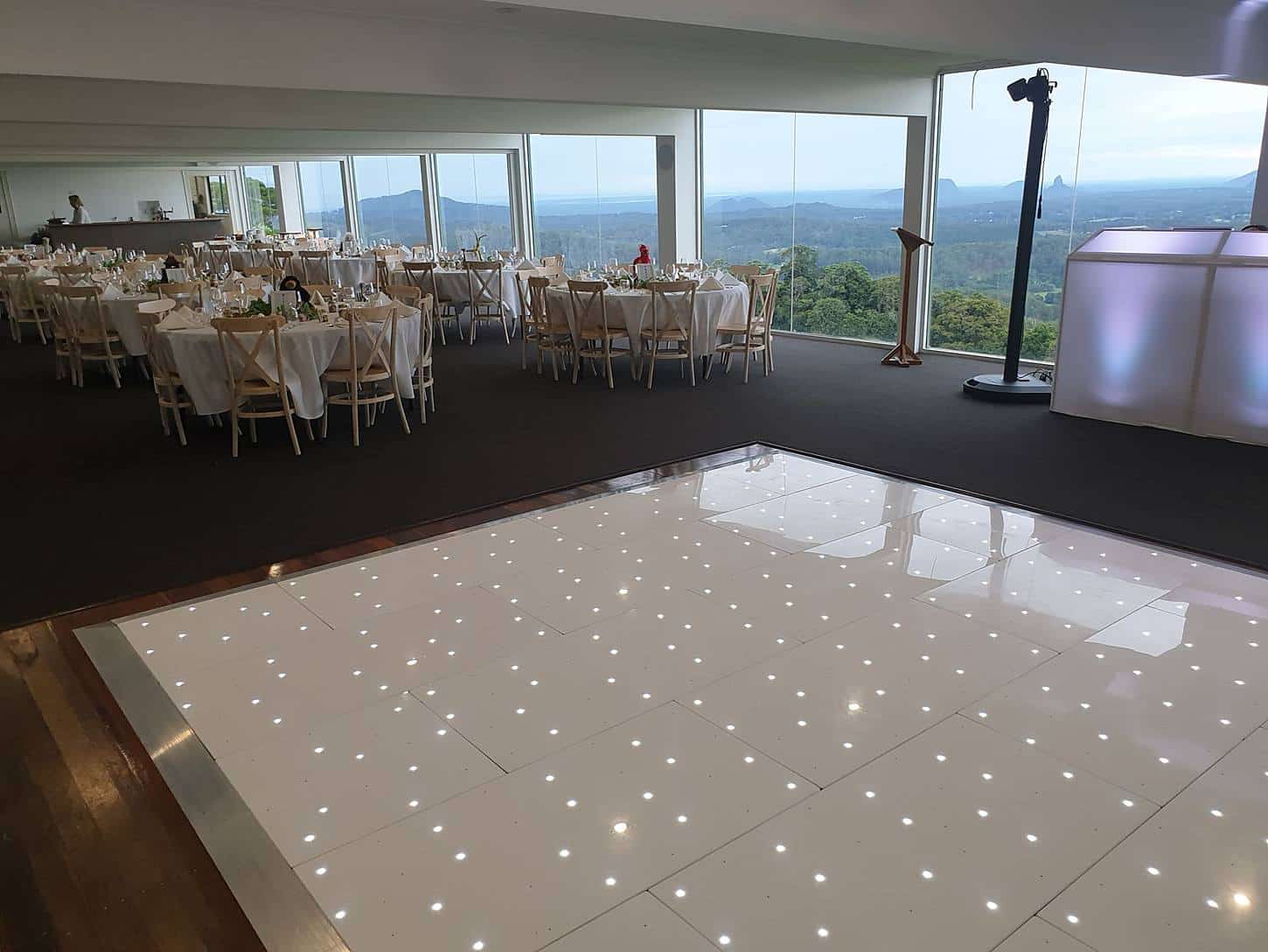 Tranquil Park Wedding Starlight Dance Floor
