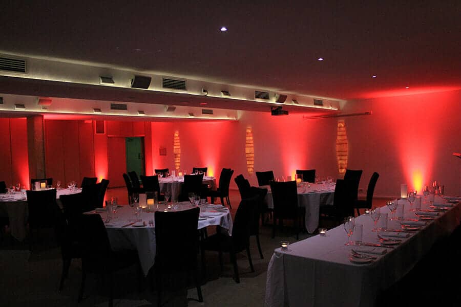 RED UPLIGHTING | Alabaster at Victoria Park