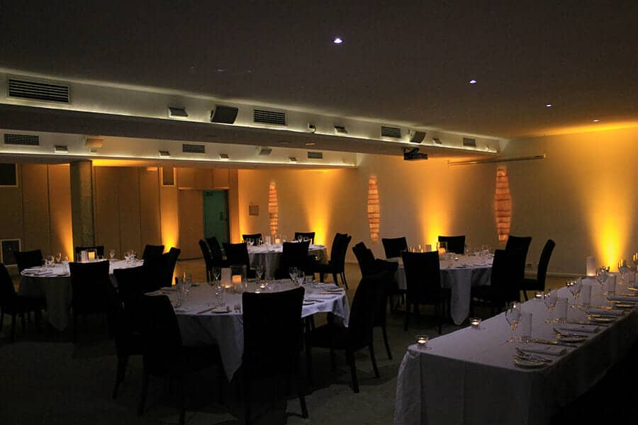 YELLOW UPLIGHTING | Alabaster at Victoria Park