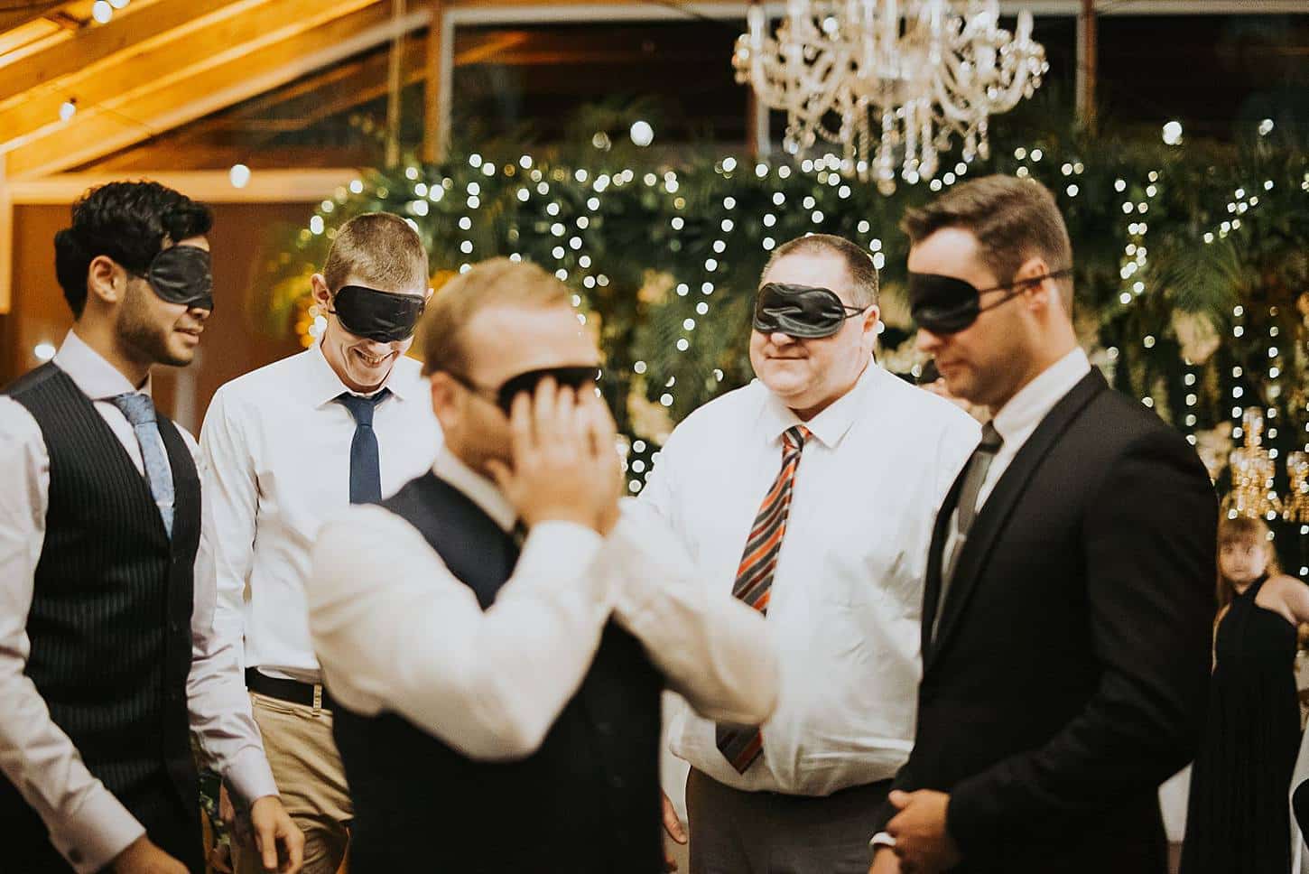 Austinvilla Estate Reception Blindfold Game