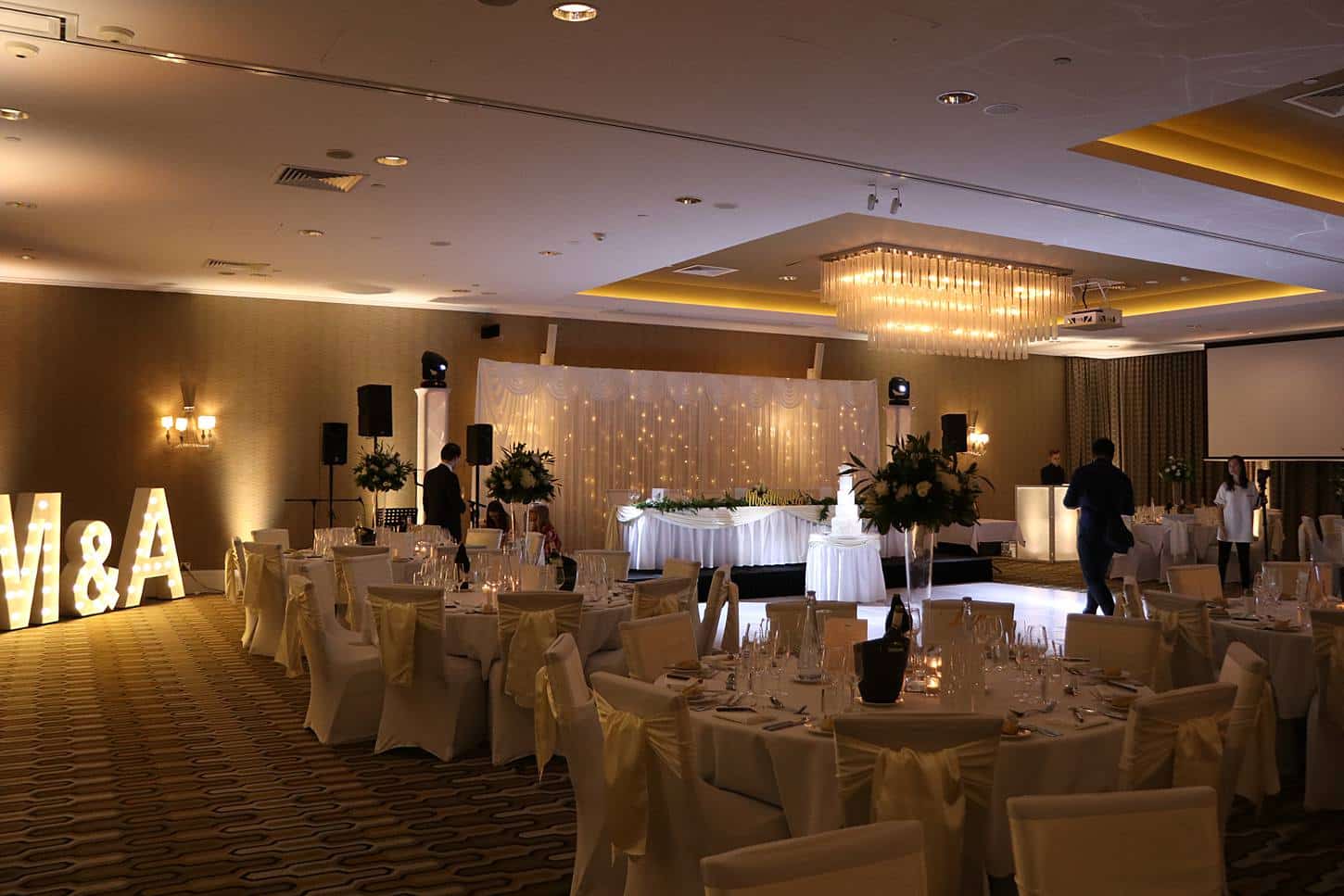 Rydges South Bank Wedding Lighting