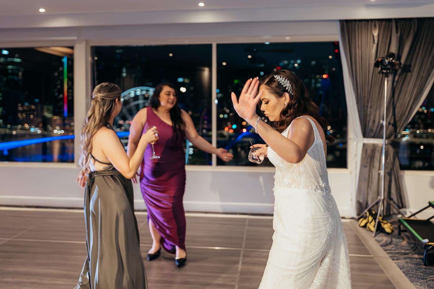 Rydges Hotel Bride and Guests Dancing