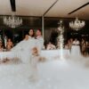 Sparkular indoor fireworks and Starlight Dance Floor wedding Brisbane